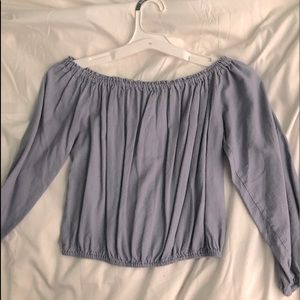off the shoulder pacsun blouse.